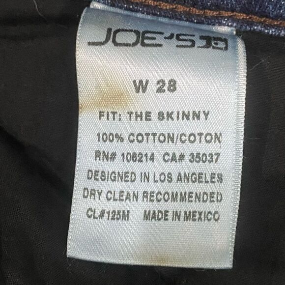 Joe’s Women’s “The Skinny” Denim Jeans Size 28 Distressed - Picture 8 of 11